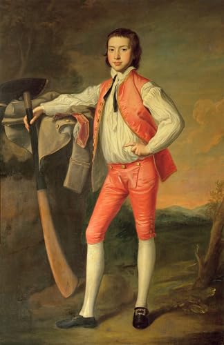 Toile Sir William Fitzherbert Wright of Derby portrait de décoration murale affiche 60x90cm