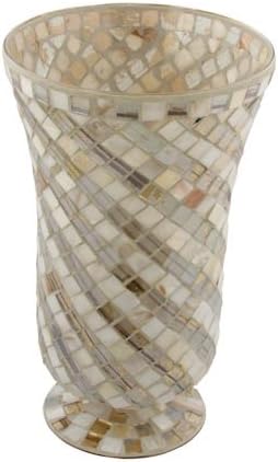 Laura Cole Mosaic Pedestal Vase, Mosaic