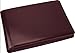 EGP 3-On-A-Page Zippered Leather Look Vinyl Portfolio Burgundy, Size: 15 x 10 1/4