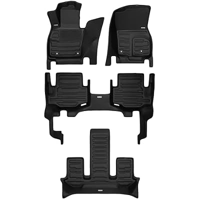 TuxMat - for Mazda CX-90 7-Seater PHEV 2024-2026 Models - Custom Car Mats - Maximum Coverage, All Weather, Laser Measured - This Full Set Includes 1st, 2nd and 3rd Rows