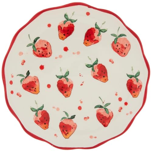 Hobby Lobby Scattered Strawberries Pattern Ceramic...