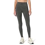 Amazon Essentials Leggings FormFlex, Suaves y Largas, de Cintura Alta, 70 cm hasta la Entrepierna, para Yoga y Entrenamiento Mujer, Grafito Teñido Multicolor, XS