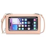 GOIACII Small Crossbody Cell Phone Bag for Women, Mini Shoulder Handbag Purse Wallet with Credit Card Slots