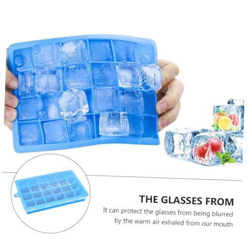 BESPORTBLE molde de silicona para cubos de hielo con tapas 3 piezas miniatura 7