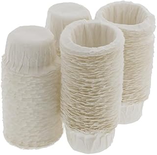 Simple Cups Disposable Paper Coffee Filters (250 pack) - Compatible with Nescafe Nespresso, Melody, Genio/Picolo and Mini Me, NOT Circolo and Esperta - Use your coffee with No Mess and No sediment