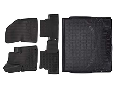 Tapis en Caoutchouc 3D Premium et Bac de Coffre pour Peugeot 3008 mk2