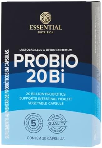 PROBIO 20BI - Essential Nutrition - 5 cepas - 20 bilhões de micro...