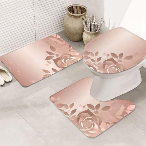 Tapis de bain antidérapant en flanelle microfibre super doux et épais de luxe - 2