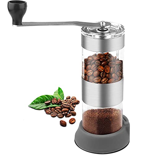 Moulin à café manuel réglable à bavures céramique pour mouture précise