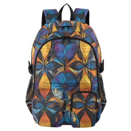 Mochila de trabajo bohemia de 17.5 pulgadas bolsa casual ligera multiescuela y universidad
