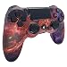 Wireless Controller für PS4, Game Controller Gamepad Dual Vibration Shock Controller Joystick Touchpanel-Gamepad with Turbo und Audio-Buchse