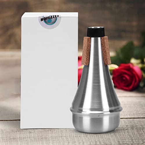 Hofeztey Trumpet Mute, Lightweight Aluminum Straight Mute Trumpet, Trumpet Silencer For Jazz And Classic, Practice Mute Trumpet For Beginners And Students, Mini Trumpet Mutes #TOP3