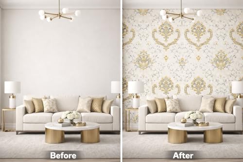 Image of Barebeauty 3D Wall Panel Wallpaper, Self Adhesive PE Foam Brick Sticker, Waterproof Wall Covering for Home Decor, 70 x 70 cm (Pack of 35, 184.45 Sq. Ft. Approx)