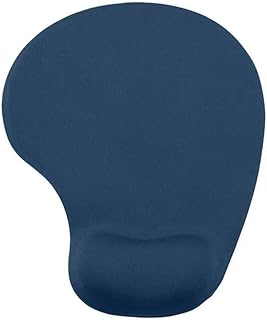 W-18 Gel Mouse Pad - Ergonomic Design to Protect Wrist and Reduce Fatigue - High Precision Surface - Navy Blue
