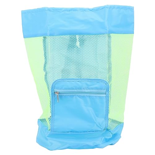 DIRBAK Bolsa de Playa de Malla Extragrande, Organizador Duradero para Almacenamiento de Juguetes y Equipos para Juguetes de, Toallas y artículos Esenciales para Exteriores, 48x24cm