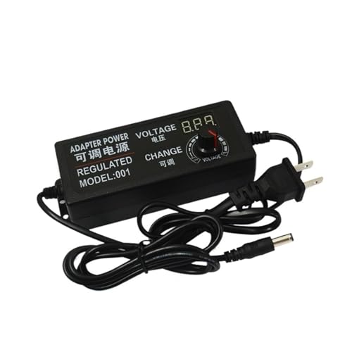 Adaptateur ca cc réglable 9V-24V 3A tension régulée affichage LCD