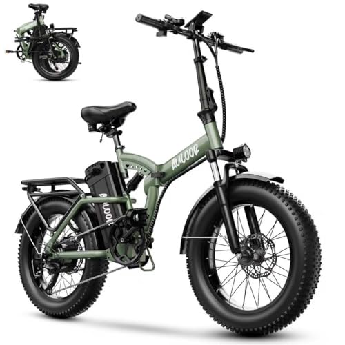 Foldable Electric Bike for Adults, 48V 20Ah Removable Lithium Battery