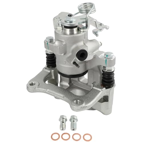 Image of cciyu 19-B2891 Rear Left Brake Caliper Assembly w /Bracket Fit 2002-2006 For Audi For A4,2002-2005 For Audi For A4 Quattro