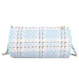 [Wollmaterial]: Diese Tasche ist aus hochwertigem Wollmaterial hergestellt, fühlt sich zart an, sorgfältig von Kunsthandwerkern gefertigt, bequem und exquisit, leicht zu reinigen, verschleißfest und langlebig.