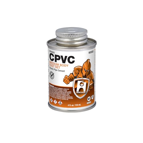 Hercules CPVC Plástico Pegamento 4oz