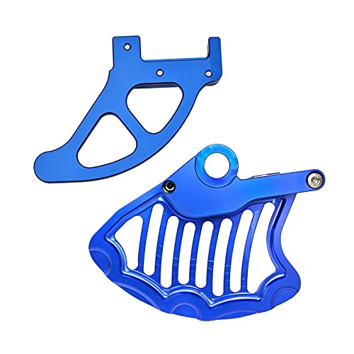 Qxryzp Protector de disco freno delantero y trasero for Husqvarna, for TE FE TX FX 300 150 250 350 450 501 500 con pinza Magura 2018-2020 Protector central del disco de freno de motociclet(Army Green)