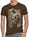Produktbild style3 Nippon Monster Herren T-Shirt Japan Tokyo Nippon, Größe:L, Farbe:Braun
