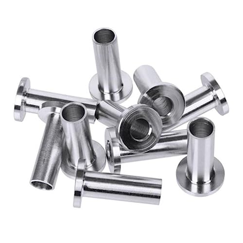 SEWACC 20-Pack Stainless Steel Wire Rope Guardrail Sleeves Cable Railing Kits Protector for Stair Deck Weatherproof Anti-Fatigue