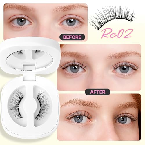 CALAILIS Magnetic Eyelashes - Natural Look, Reusable Lashes
