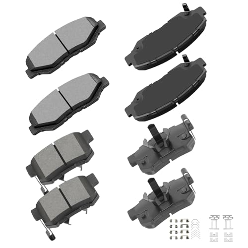 cciyu D914 D1086 8pcs Front & Rear Ceramic Brake Pads