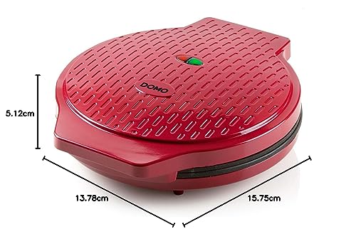 Foto von DOMO DO9177PZ Pizzaofen 'My Express' - Pizzapfanne rot - Pizza fertig in nur 12 Minuten - Multifunktionales Gerät