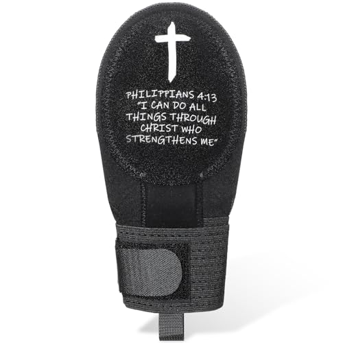 Yearntown Christian Sliding Mitt for Baseball Religious Glove for Youth Sliding Mitt Softball Guard Accessories and Protective Gear Left/Right Hands - Adjustable Hand and Wrist Protection(S)