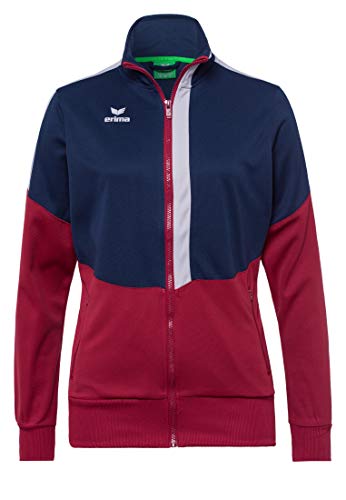 Erima Damen Squad Worker Jacke (1032042), new navy/bordeaux/silver grey, 44 – Ansicht 3