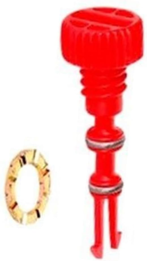 KarParts360 For Saturn LW300 2001 2002 2003 Radiator Drain Petcock | Made Of Plastic | Red | Coarse Thread Type