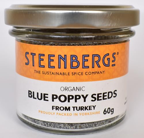 Steenbergs Organic Blue Poppy Seeds 60g Standard Jar