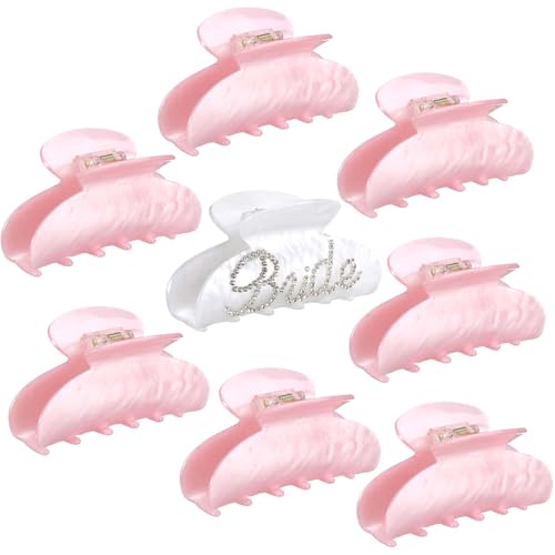 Set de 8 pinzas para novia y damas de honor miniatura 1