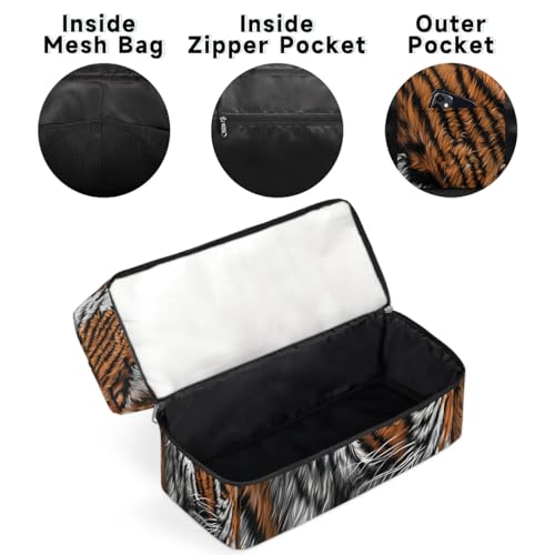Bolsa deportiva con diseño de tigres de 21L: organizador grande para yoga y fitness 4