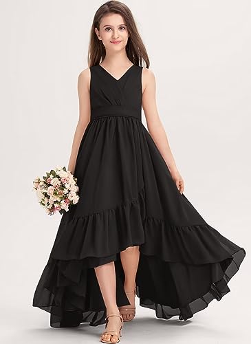 Junior Bridesmaid Dresses Flower Girls Dress Party Dresses with Pleated2