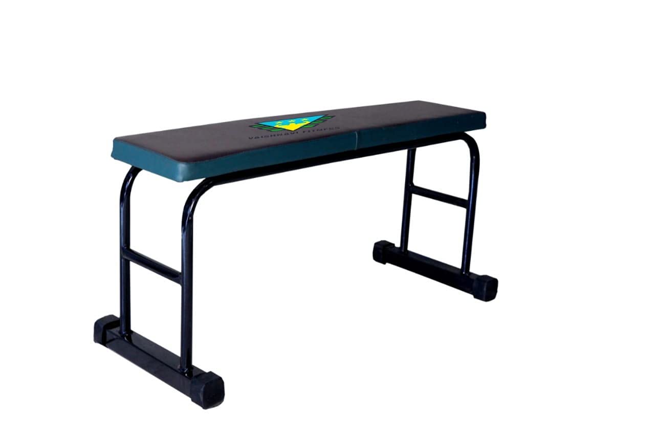 VAISHNAVI FITNESS Heavy Duty Flat Bench Up to 320 KG Weight Capacity Multi Exercise Bench for Weight Strength Training Fitness Bench for Full Body Workout of Home Gym Color-Black, Material-Iron-image-19