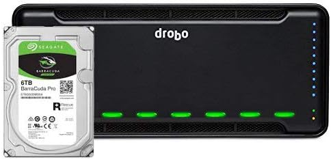 Drobo 8D 48TB Storage Array (8X6TB HDDs), Thunderbolt 3 (DRDR7A21-48TB)