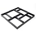 Produktbild 50cm Betonform Schalungsform Gießform Plastikformen für Beton Natursteinpflaster-, Kopfsteinpflaster-Schablone, Pflastersteine, Terrassenplatten, Trittplatten Gehwegplatten für Garten Rechteck