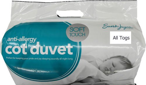 Sarah Jayne Anti Allergy Cot Bed Duvet 7.0 TOG Cot Bed Quilt
