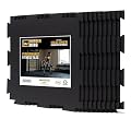 Rubber King 10 Piece Interlocking Tiles 19" x 19" x 6mm - 100% Recycled Rubber Gym Floor Tiles, Exercise Mat for Home Gym, Anti-Slip Low-Odor Interlocking Puzzle Floor Tiles - 23.5sq ft - Black