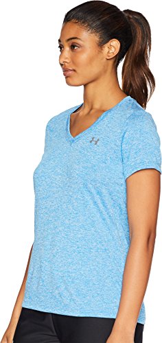 Image of Under Armour Womens Tech V-Neck Twist Short-Sleeve T-Shirt