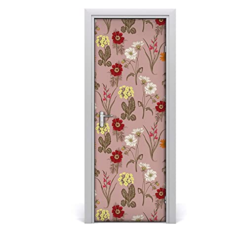 Papier peint sur la porte pour masquer les rayures facilement - 2