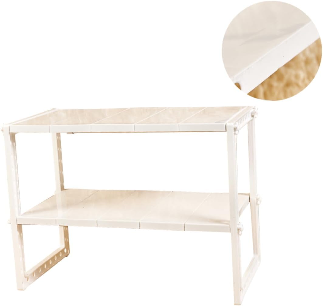 1pc under Sink Storage Shelf Organizer Rack Space-saving Design for Kitchen Bathroom and Office Includes Removable Shelves for Easy Organization