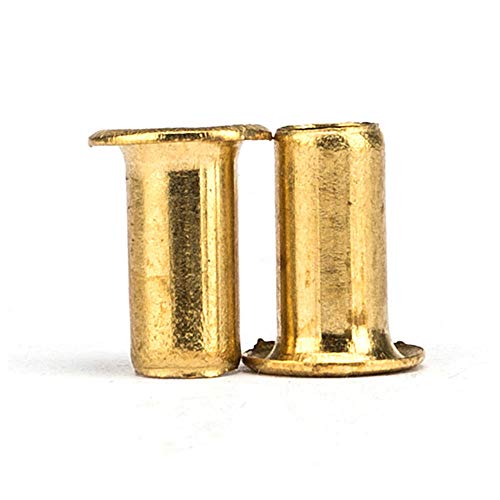 Remaches de cobre, remaches huecos de cobre, remaches de agujero pasante, remaches huecos-M2.5 * 3 * 200 piezas