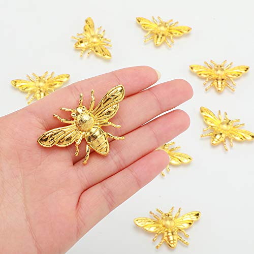 12 Imánes Decorativos de Abeja Dorada para Refrigerador miniatura 6