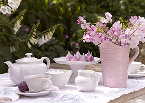 Portmeirion Sophie Conran White Cream Jug | 10 Oz Small Creamer Pitcher For Coffee And Milk | Made From Fine Porcelain | Dishwasher And Microwave Safe #TOP4