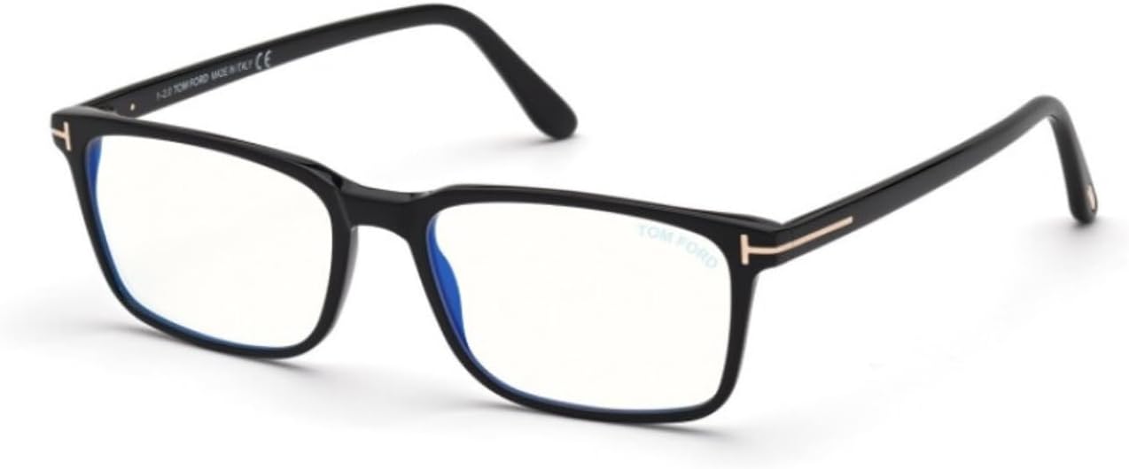 Tom Ford FT 5735-B BLUE BLOCK Shiny Black/Blue Filter 54/17/145 men Eyewear Frame - Image 3