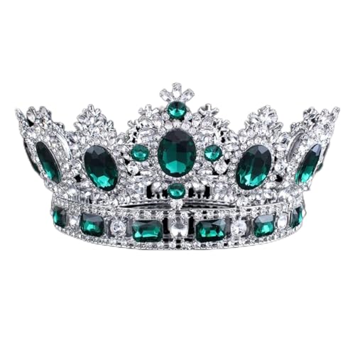 Tiara nupcial de cristal para peinados de novia en bodas de noche
